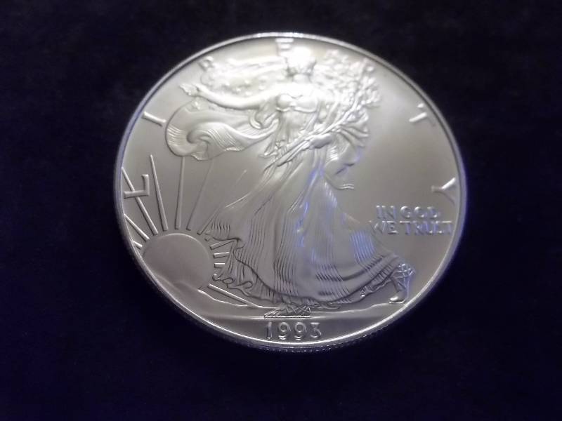 1993 US Silver Eagle $1