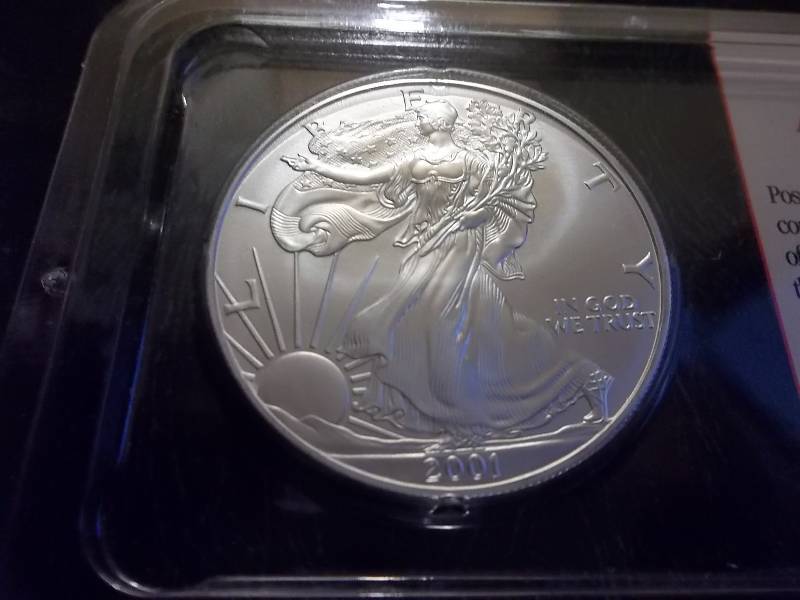 2001 US Silver Eagle