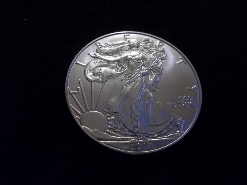 2017 US Silver Eagle 1 Oz. Pure Silver 99.9 Fine