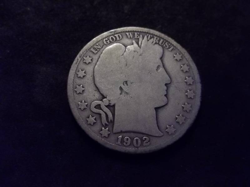 1902 S Barber Half Dollar