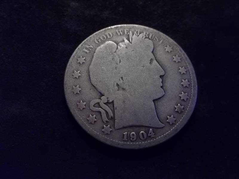 1904 O Barber Half Dollar