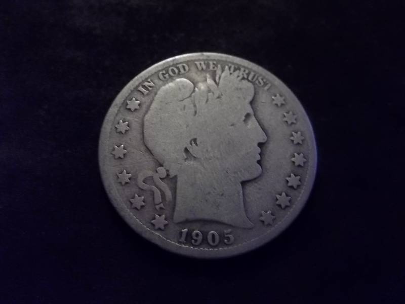 1905 S Barber Half Dollar