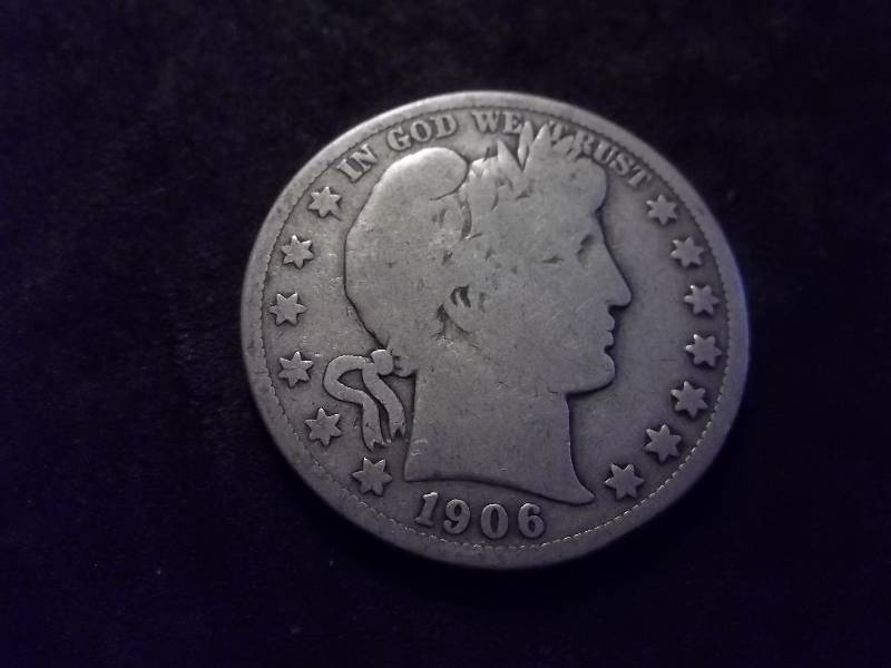 1906 S Barber Half Dollar