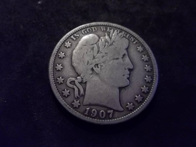 1907 O Barber Half Dollar