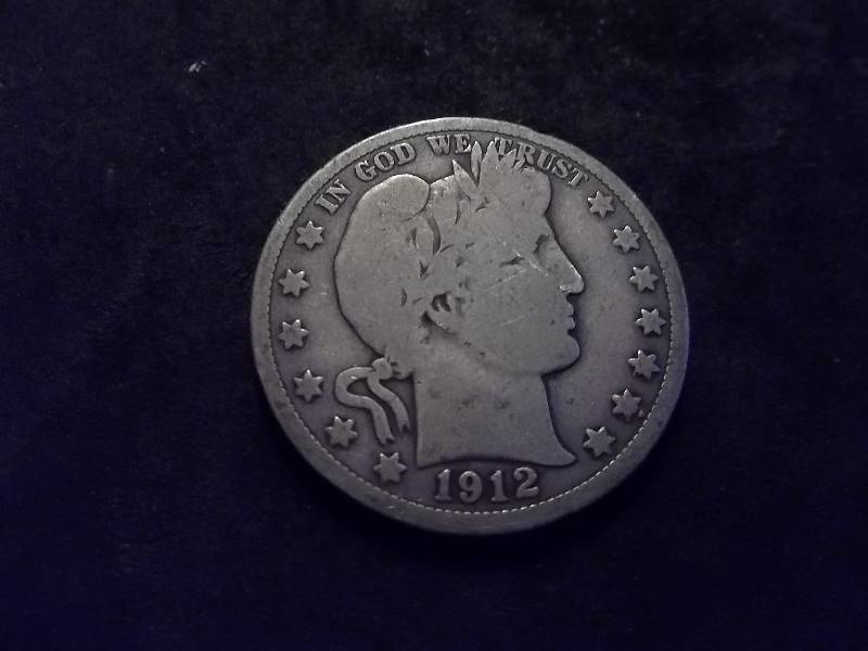 1912  Barber Half Dollar
