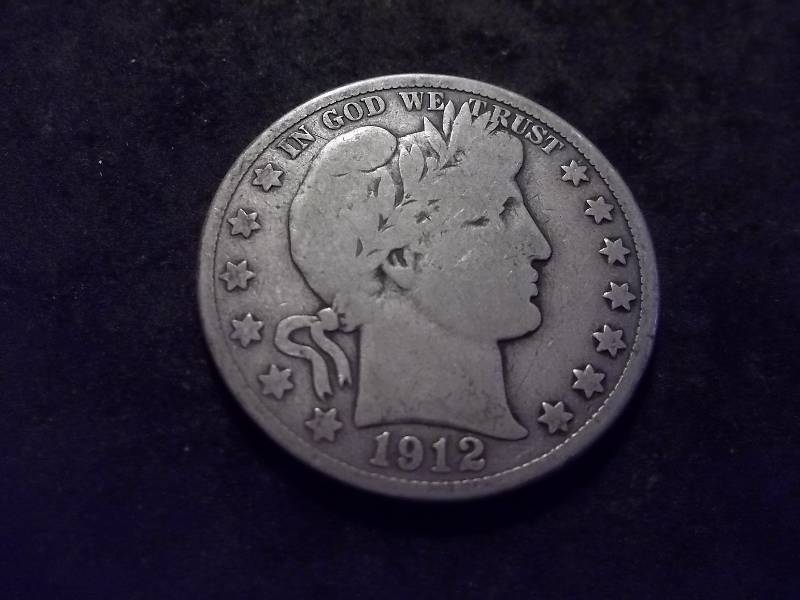 1912 D Barber Half Dollar