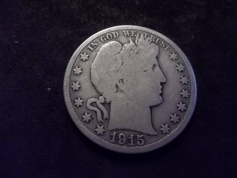 1915 D Barber Half Dollar