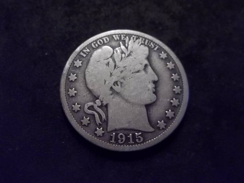 1915 S Barber Half Dollar