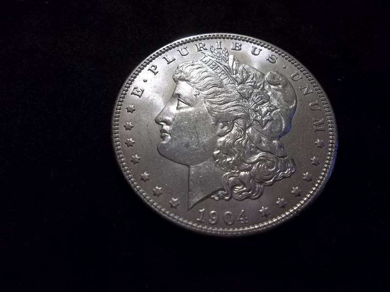 1904 O Morgan Silver Dollar