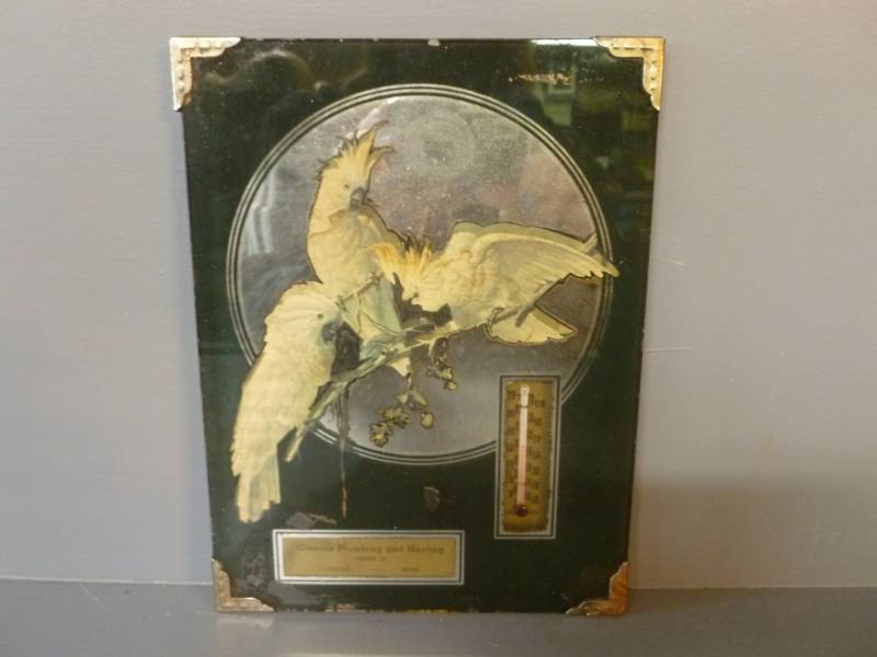 lot 28 image: Vintage Advertisement Thermometer