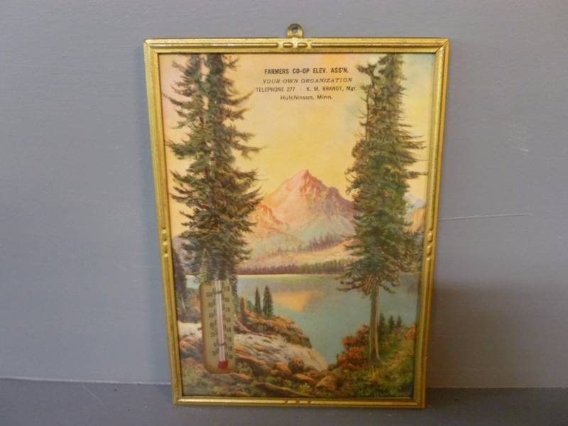lot 32 image: Vintage Advertisement Thermometer
