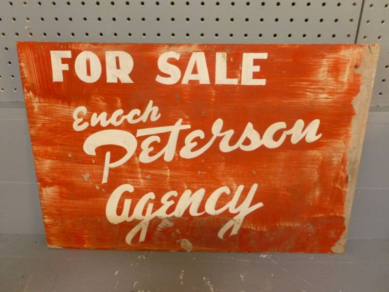 lot 62 image: Vintage Sign