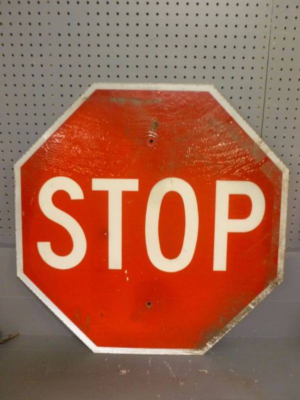 lot 63 image: Road Sign