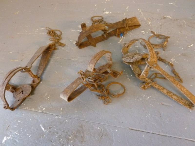 lot 111 image: Vintage Traps