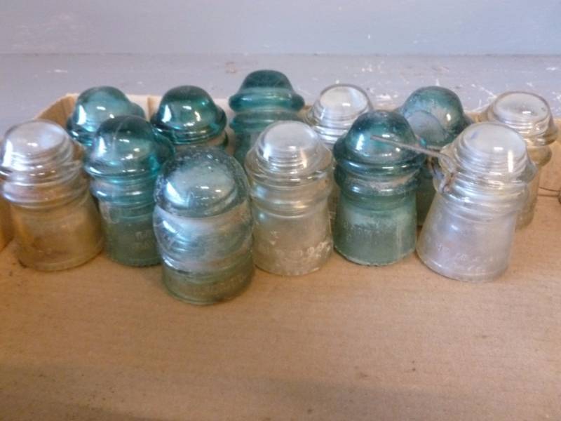 lot 197 image: Antique Glass Insulators