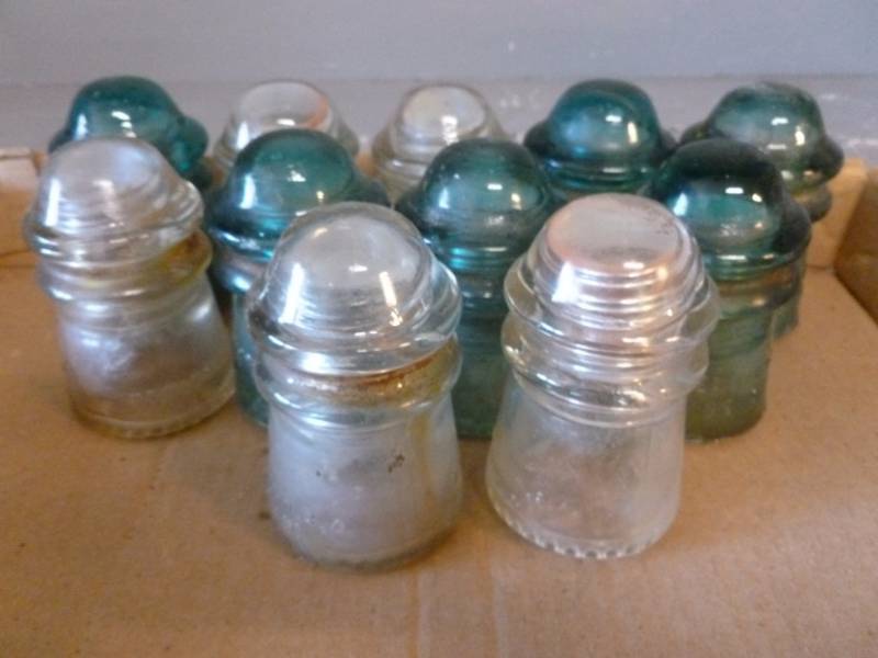 lot 198 image: Antique Glass Insulators
