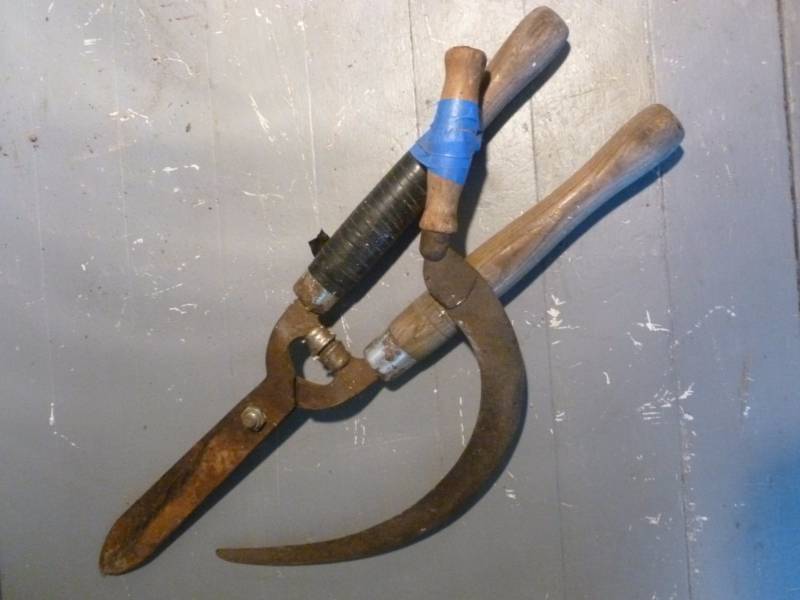 lot 222 image: Vintage Sickle Knife