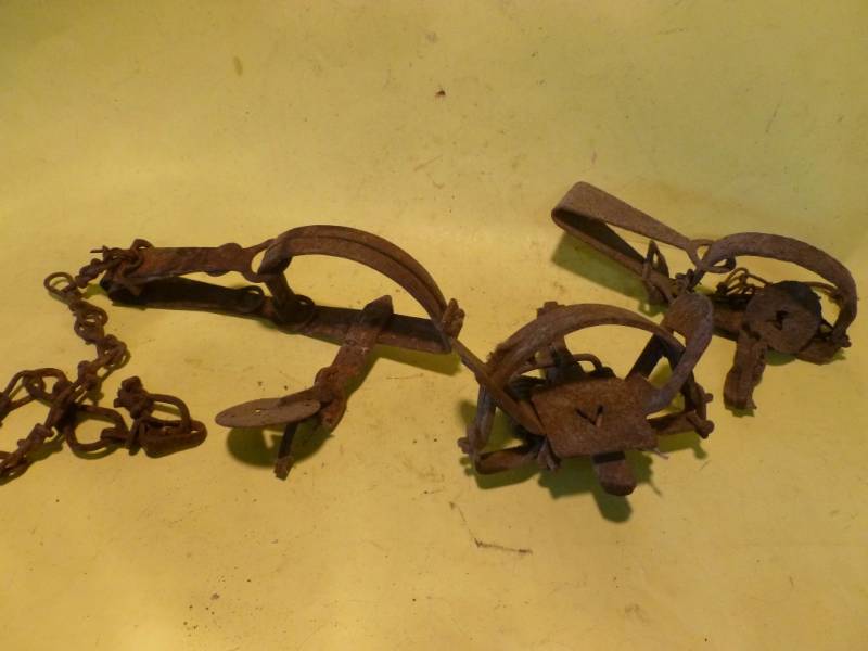 lot 260 image: Vintage Traps