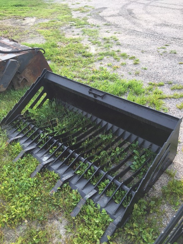 72 UNUSED ROCK  LANDSCAPING BUCKET