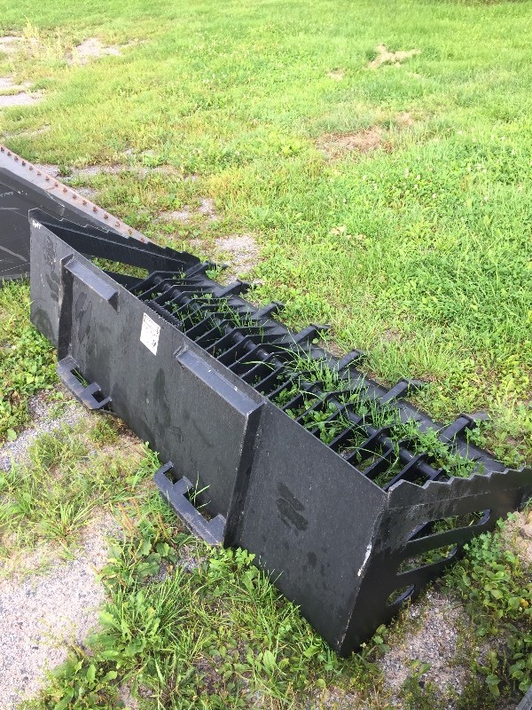 80 UNUSED ROCK  LANDSCAPING BUCKET