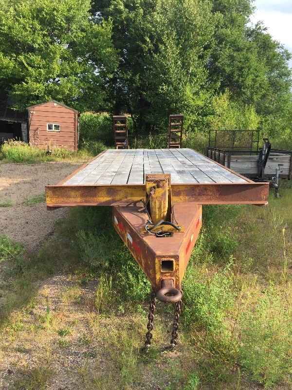 CUSTOM BUILT LOW-BOY TRAILER