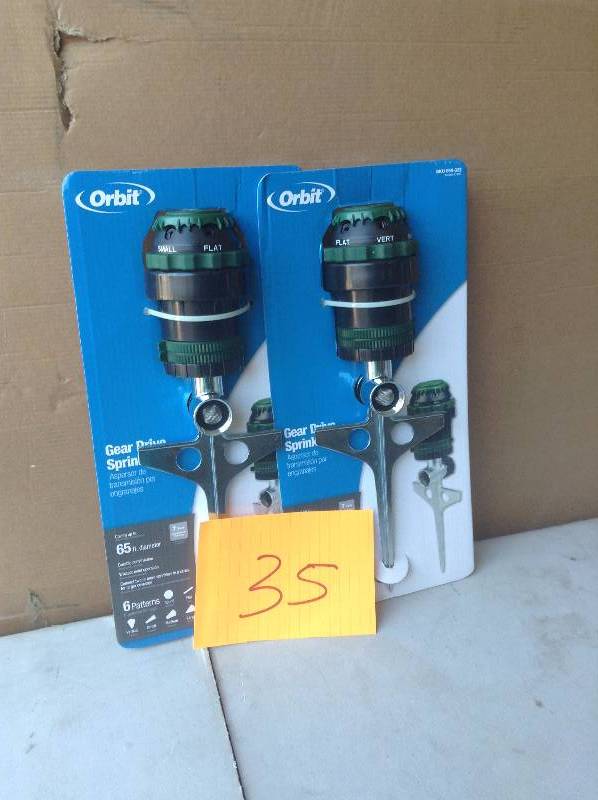 Lot of 2 Orbit Sprinklers