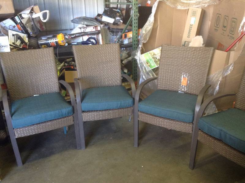 Lot of 6 Patio Dining Chairs review pictures