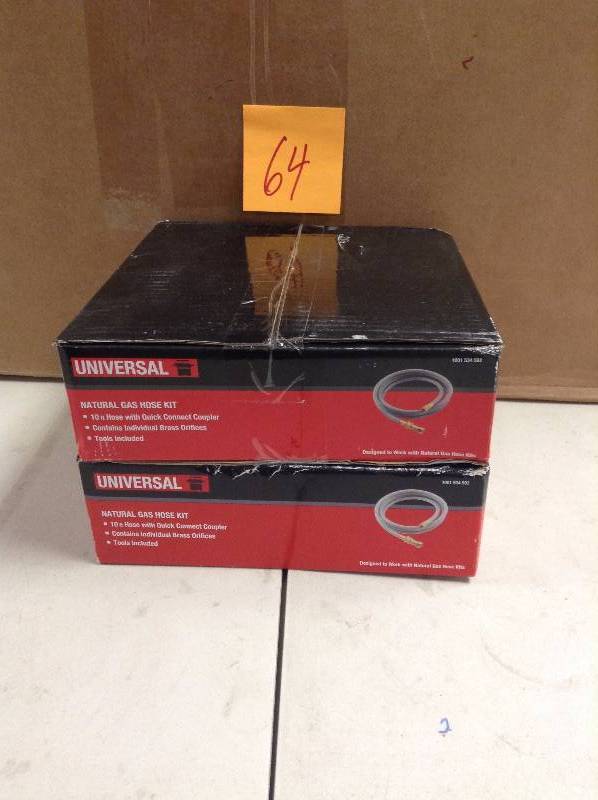 Lot of 2 Universal Natural Gas hose kit