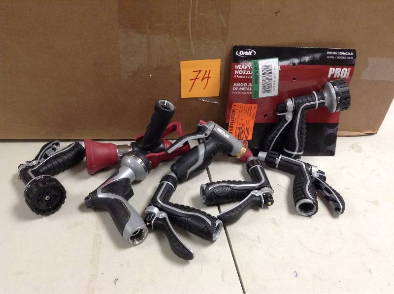 Lot of assorted Orbitz Keavy nozzles