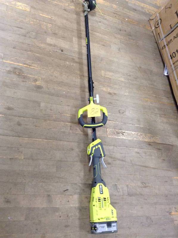 Ryobi Brushless 18V Trimmer with Battery charger and cover not included in working conditions