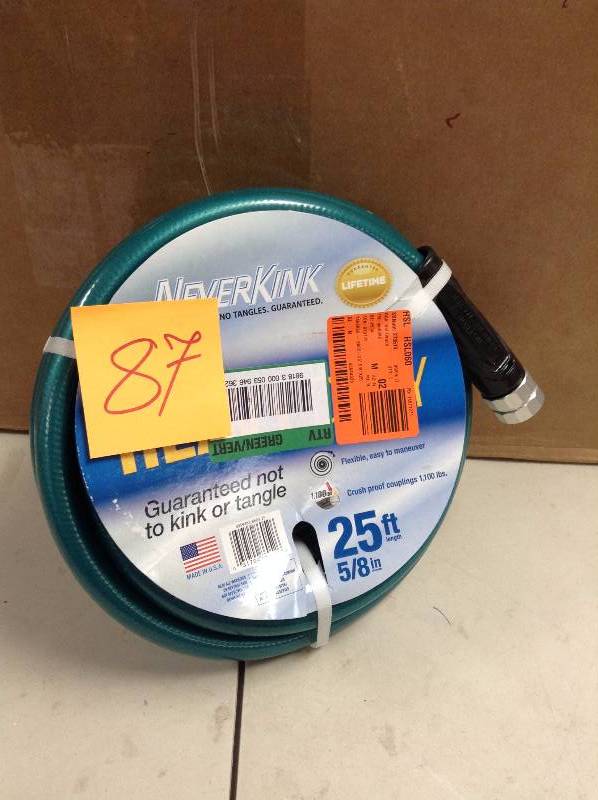 NeverKink 25 ft water hose