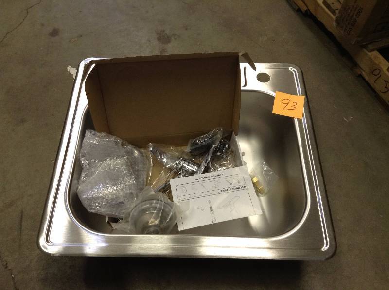 Glacier Bay Single bowl kitchen sink All in One