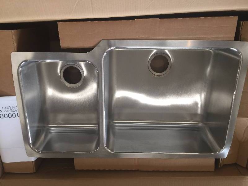 Elkay Gourmet Undermount Steel Kitchen Sink ELUH3520L Lustertone