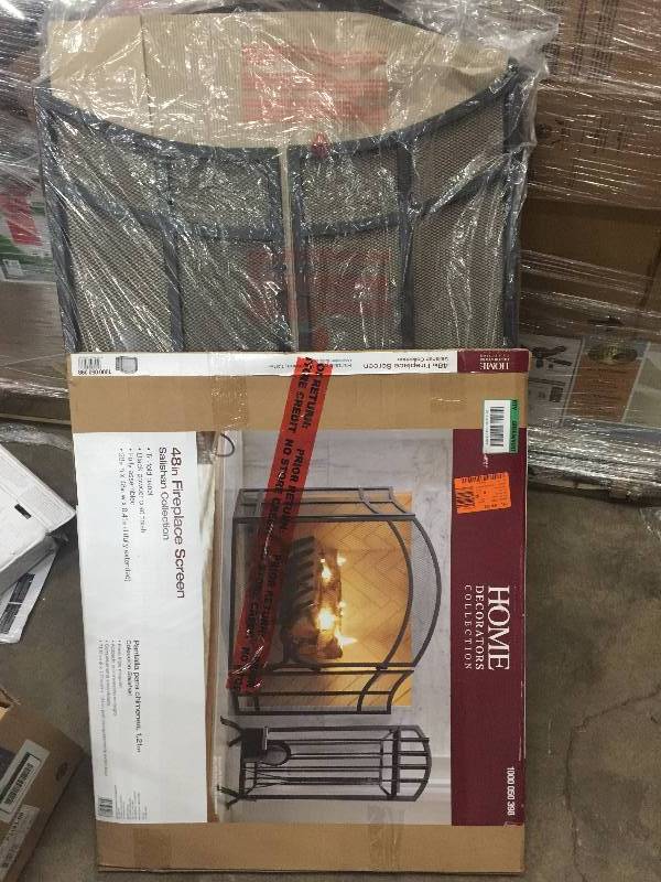 Home Decorators 48 Fireplace Screen