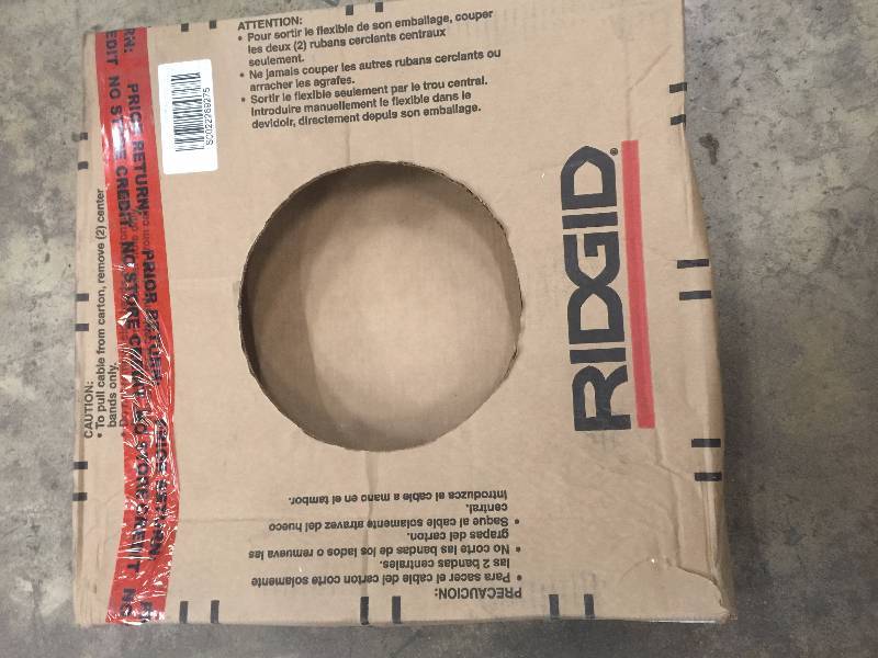 Ridgid C-45 IW Cable 12 x 75 Solid Core Cable