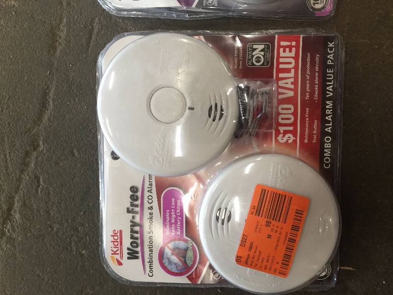 Lot of 2 Sets of Worry Fre Combination Smoke and CO Alarm New