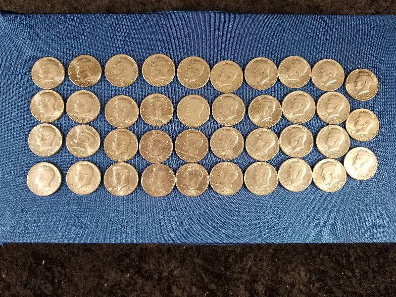 lot 23 image: Lot - Misc Years Kennedy Half Dollars