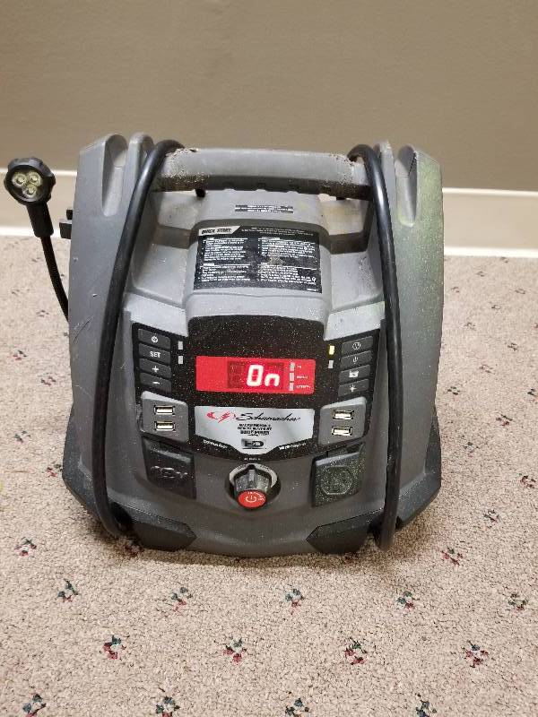 lot 97 image: Schumacher Portable Battery Charger, works