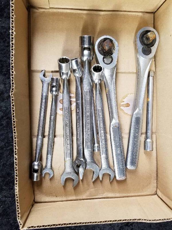 lot 101 image: Lot - Craftsman Wrenches & Ratchets