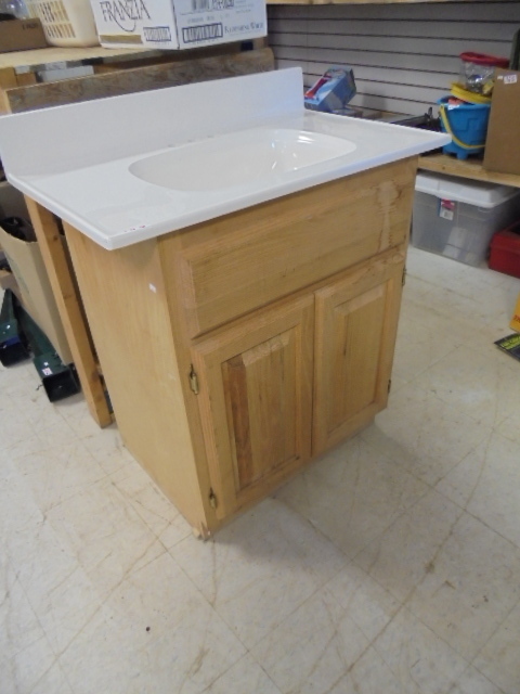 Bathroom Vanity and Sink