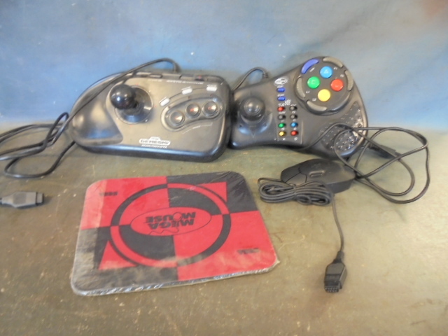 Game Controllers and Mouse Pad