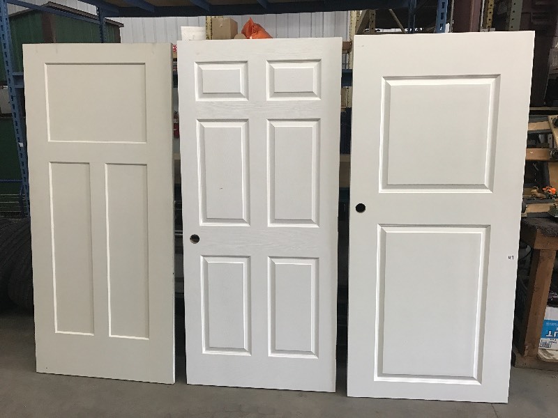 lot 47 image: (3) Unused Interior Doors
