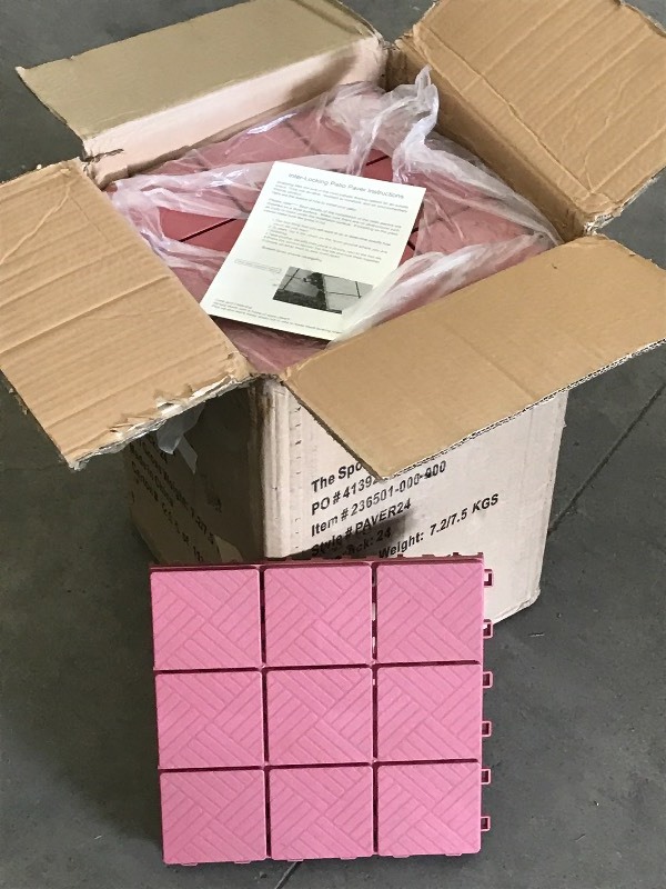 lot 65 image: 24-Pack Of Patio Pavers