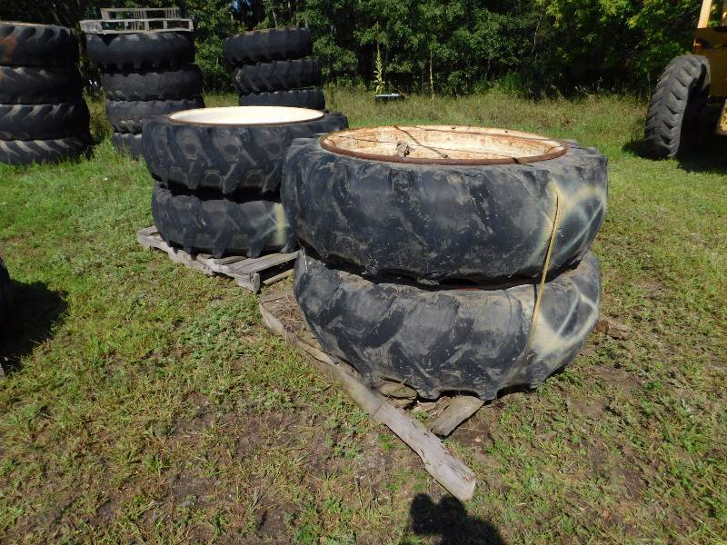 lot 19 image: Low Profile Foam Filled Tires on Ingersoll Rand Rims #1