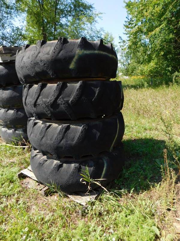lot 20 image: Low Profile Foam Filled Tires on Ingersoll Rand Rims #2
