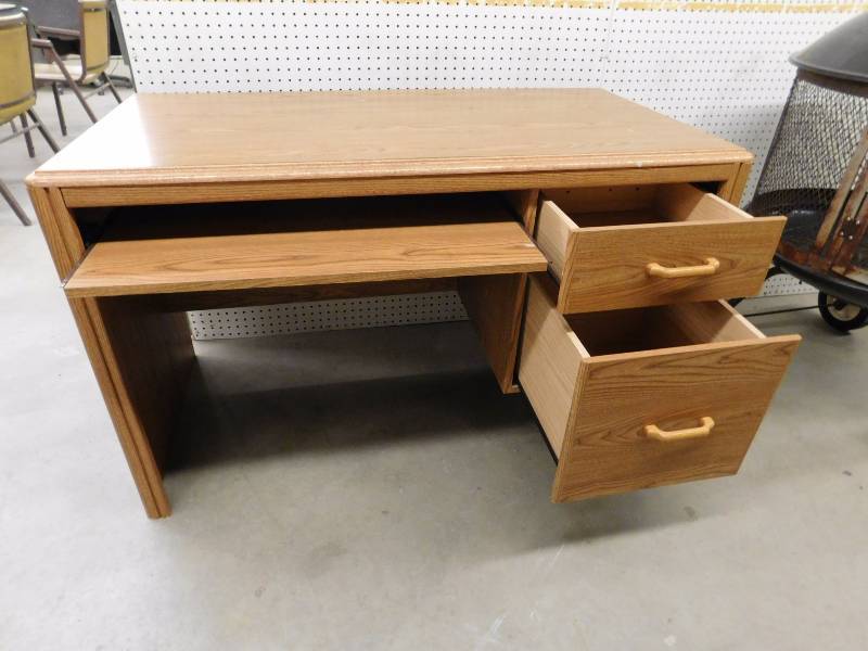 lot 55 image: Two Drawer Desk - 24 x 46