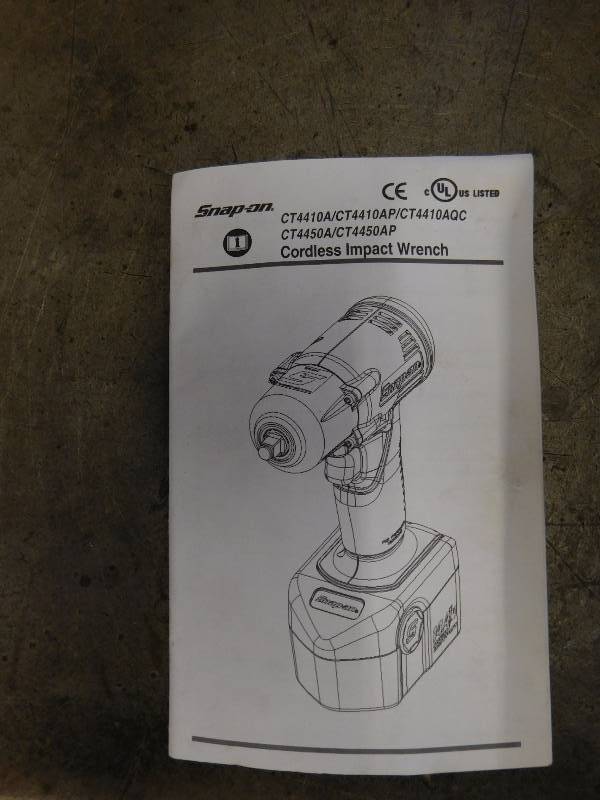 lot 63 image: Snap-On 38 Cordless Impact Wrench