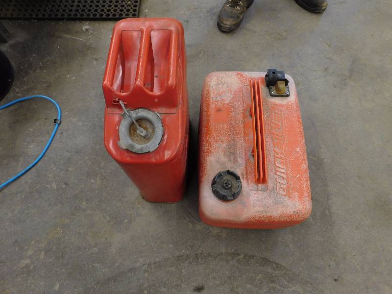 lot 68 image: 5 Gallon Gas Cans