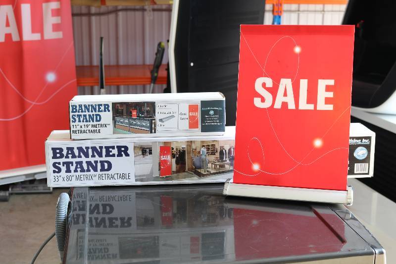 SALE Banner Stands