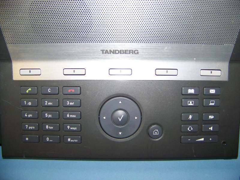 lot 90 image: (2) Cisco  Tandberg, VOIP, Video Conference  Teleconference Phones